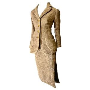 Vivienne Westwood Gold Label Couture jacket & skirt suit, from Fall/Winter 1997